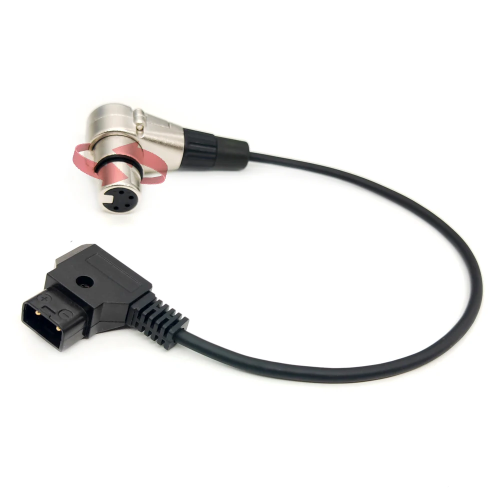 Dtap to XLR 4 Pin Female Power Cable for Sony Venice F55 SXS Canon C500 Panasonic Camera, LED Light DSLR Camcorder BMSC TVLogic