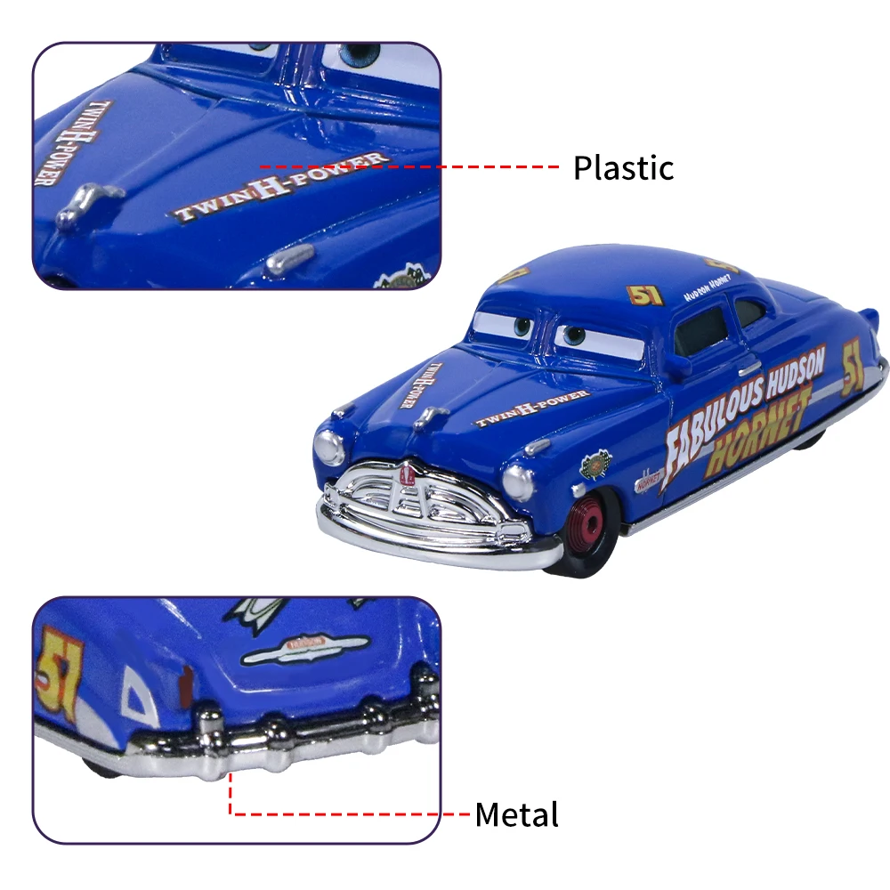 Disney Pixar Cars 1 2 3 Lightning McQueen Dinoco Jackson Storm Alloy Metal Model Cars Toys 1:55 Boy Children Birthday Gift