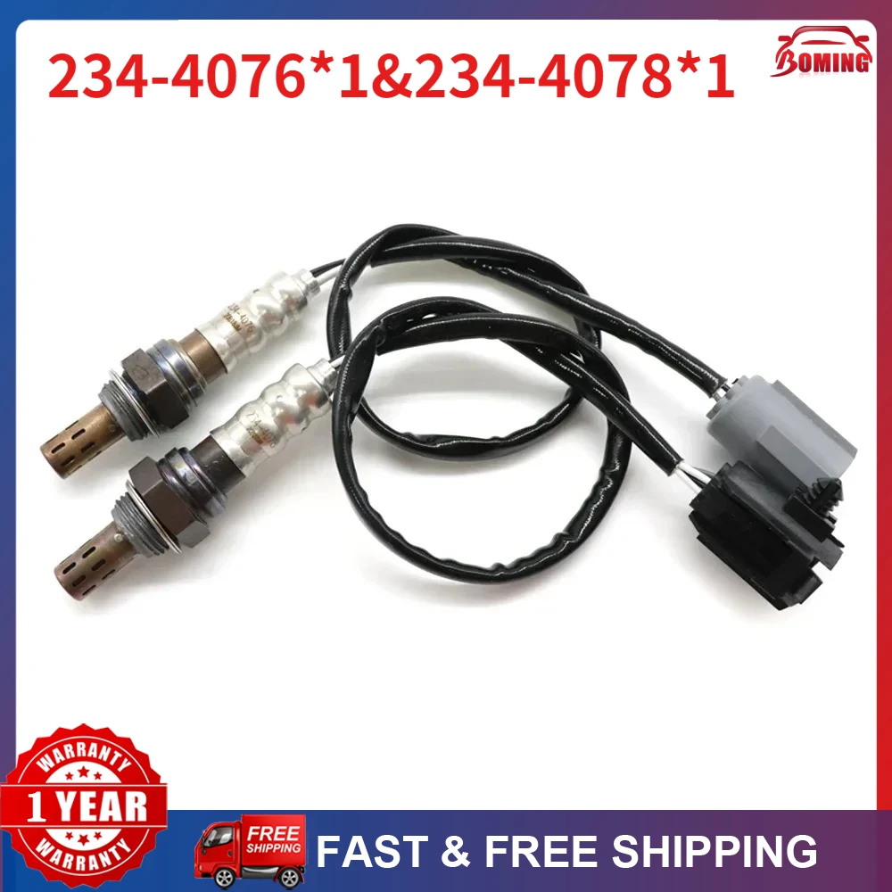 

Лямбда-зонд кислорода O2, 2 шт., новый датчик вверх и вниз для Jeep Grand Cherokee TJ Wrangler, замена автозапчастей Z124 234-4076 234-4078