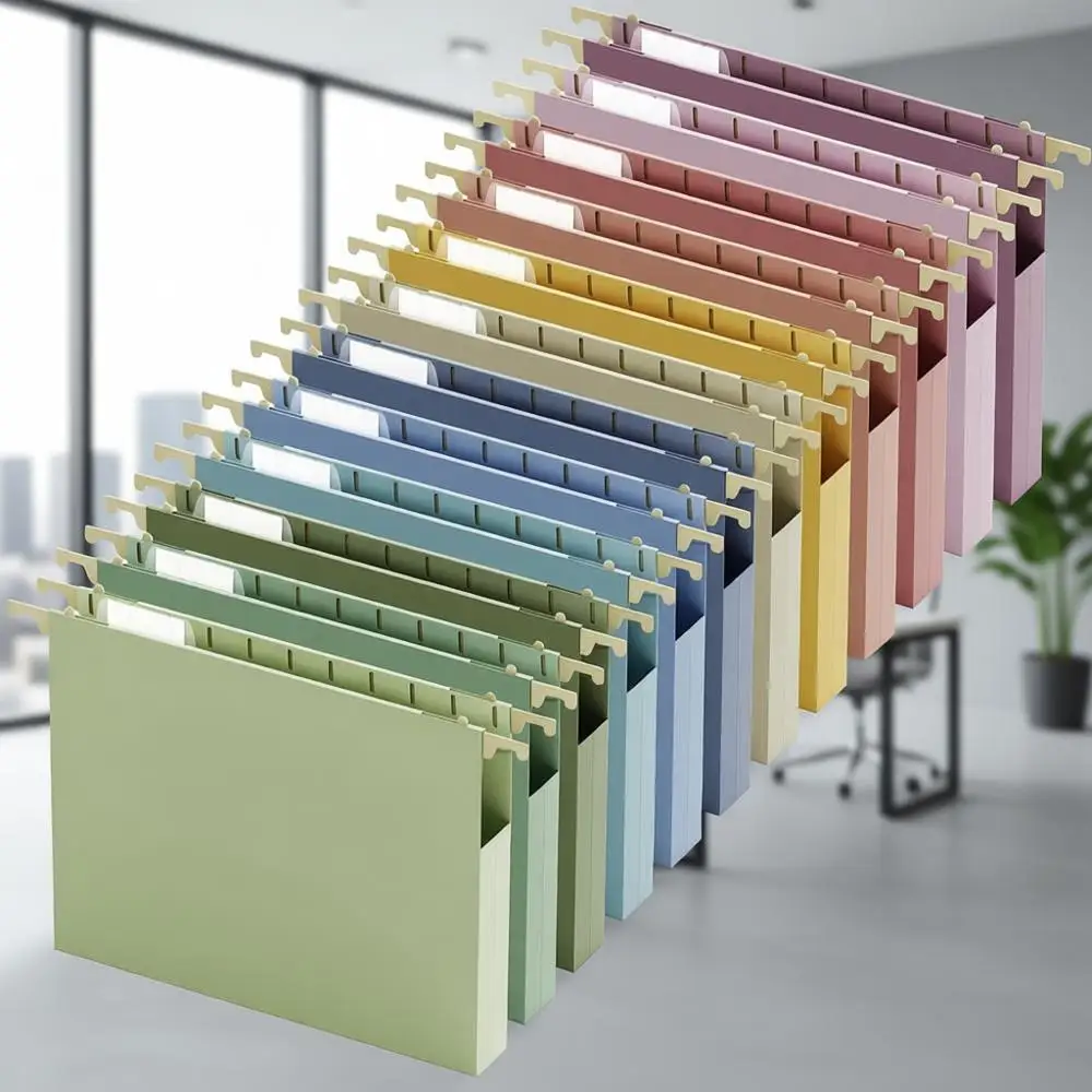 

Набор из 12 усиленных папок-органайзеров формата Letter с 1 расширением для хранения дома или в офисе