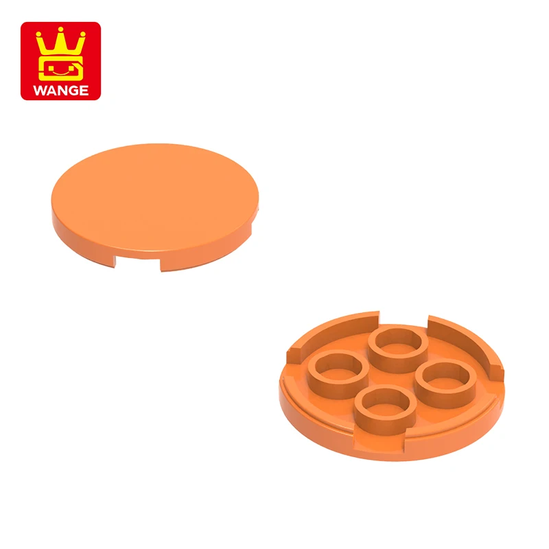 Wange 126Pcs/lot 67095 Tile Round 3x3 Building Blocks Moc Color Accessories Compatible with Brick DIY Spare Parts Toy Gift