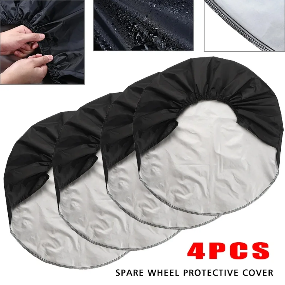 4PCS 27-32 inch Car Tires Storage Bag Wheel Tire Covers Case Vehicle Wheel Protector for RV Truck Car Camper Trailer Wheel Cover