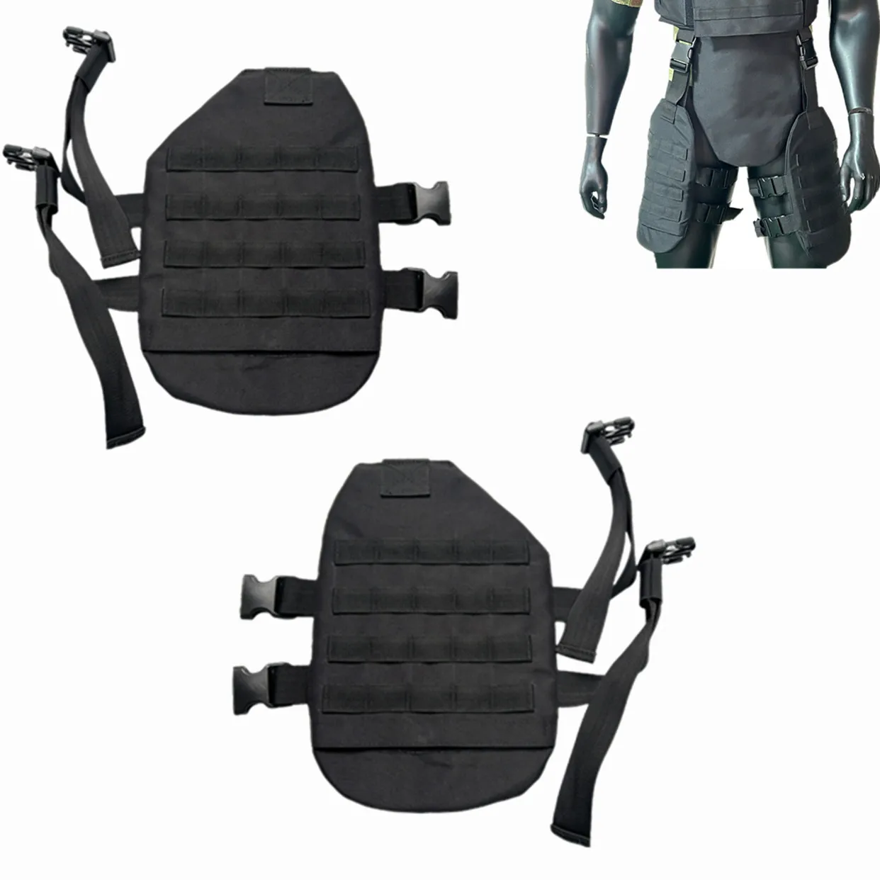 Tactical Legguard With 10mm EVA Protective Board Self Defense Security Protection Equipment Adjustable