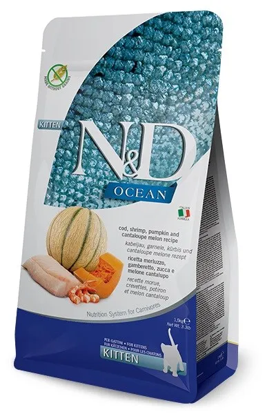 Farmina N & D Ocean CAT Cod,shrimp & Pumpkin 1.5 Kg