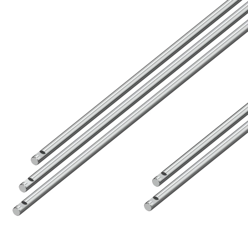 1PC 5mm RC Boat Shaft Length 15/20/25/30/35cm 5 Size 304 Stainless Steel Motor Drive Metal Shaft  Rc Boat Spare Parts