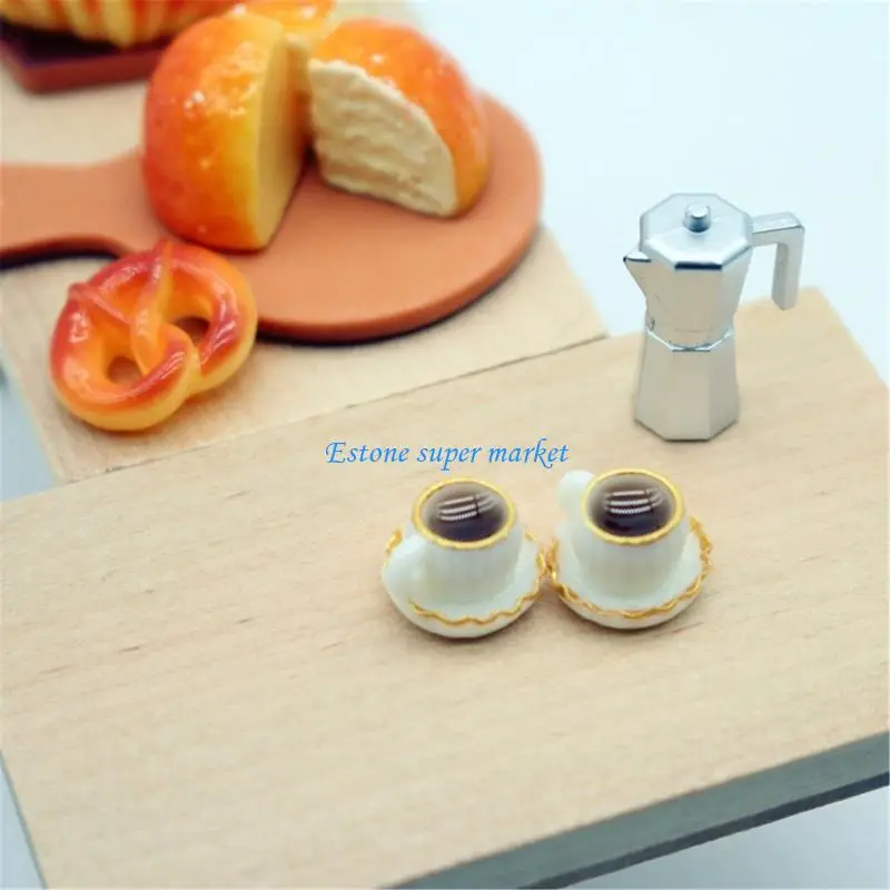 090B Realistic Mini Bread Resin Crafts For Dollhouses Scene Design And Miniature Collectible Display