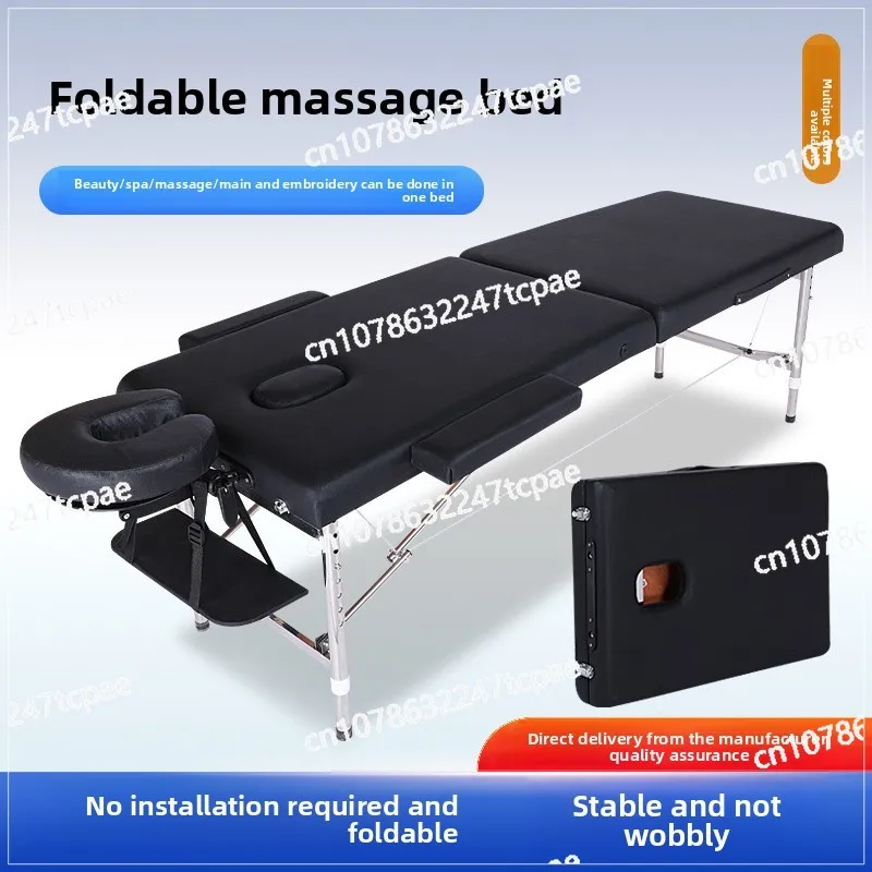 Original Point Inspection Tattoo Embroidery Acupuncture Beauty BedMassage Massage Bed, Portable Household Portable Folding Bed,