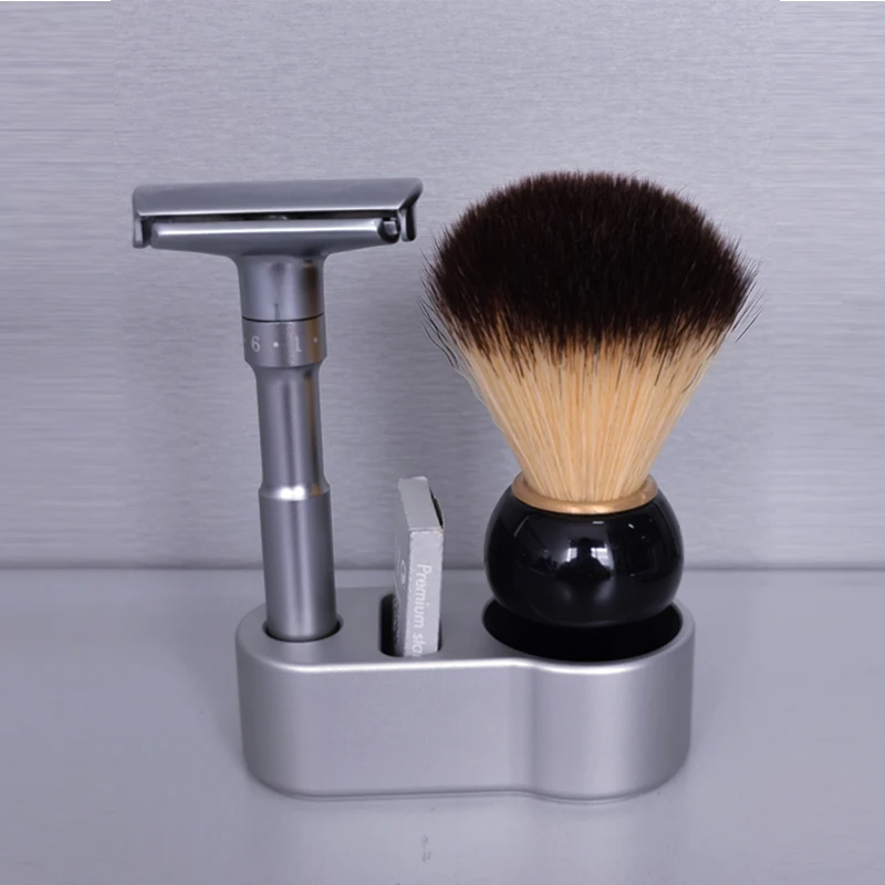 Manual shaver metal storage bracket, old-fashioned shaver multifunctional storage rack storage rack