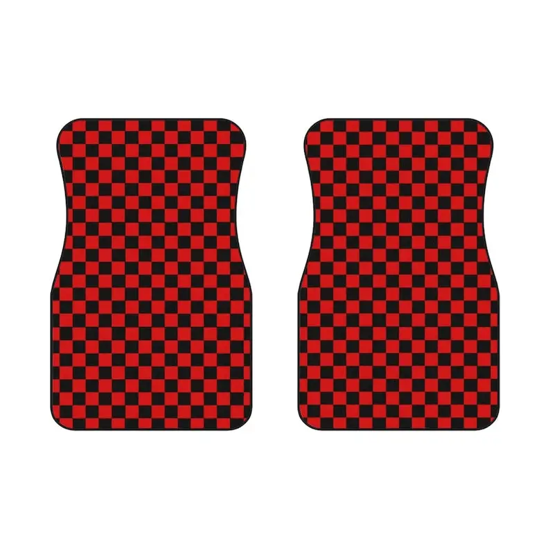 

Red and Black Car Mats (2x Front)