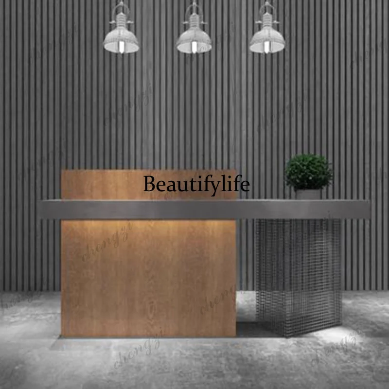 Executive Display Reception Desks Welcome Simple Shop Salon Reception Desks Drawer Corner Mostrador De Tienda Trendy Furniture