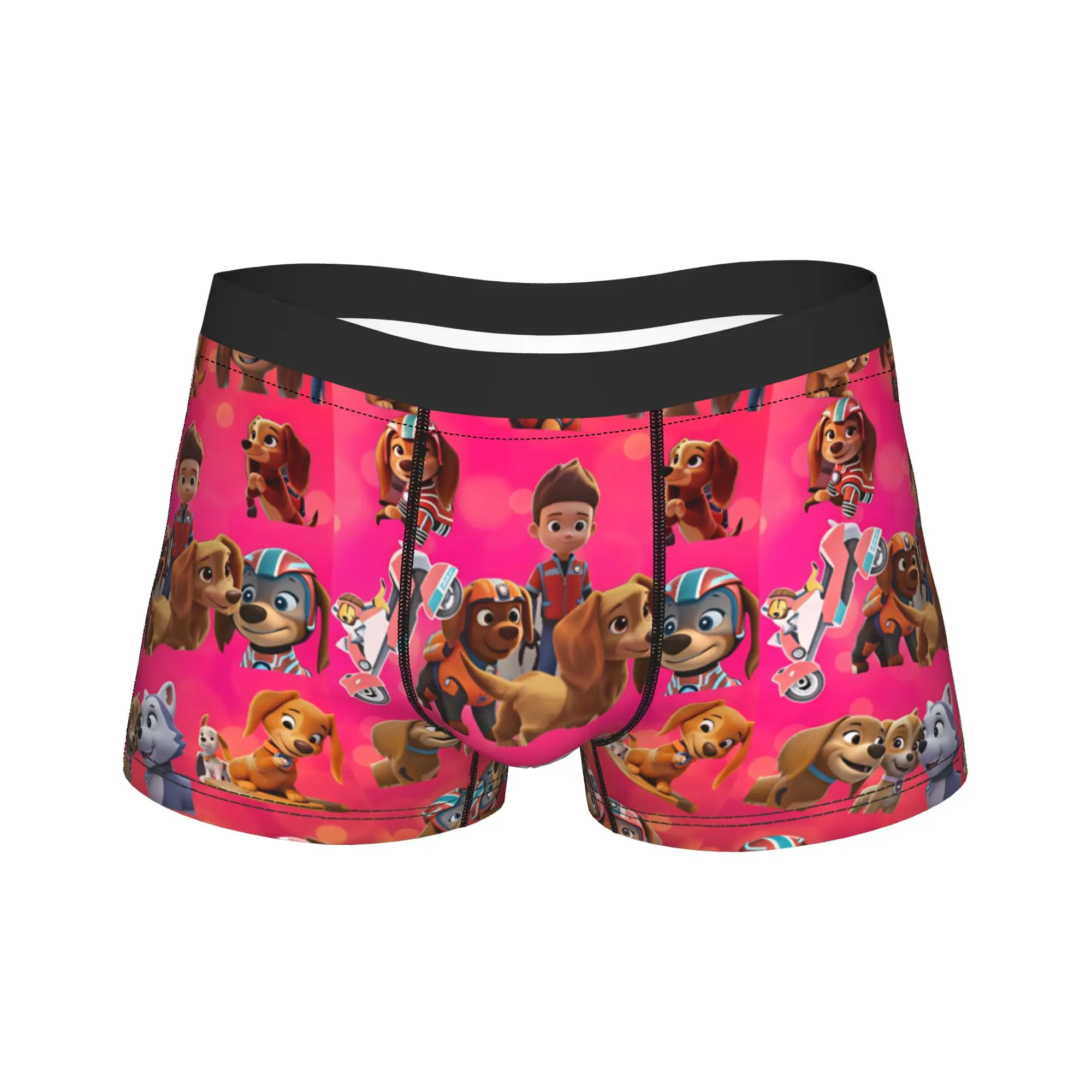 Paw Dogs Liberty Character Various Poses Boxer Shorts 3D Pouch Underwear Hot Sale Design Boxer Brief Funny Men Panties Plus Size