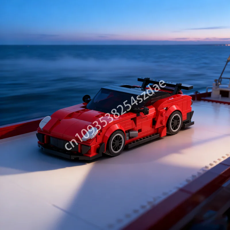371 قطعة MOC مدينة أبطال Ferrariesd تطور نموذج اللبنات لعبة الهندسة المعمارية الإبداعية هدية الكريسماس فكرة عيد ميلاد الاطفال #1