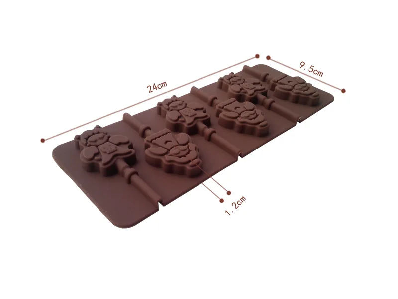 Faerie Styling Lollipops Mold Fondant Chocolate Silicone Baking Tray Cake Decorating Tools D684