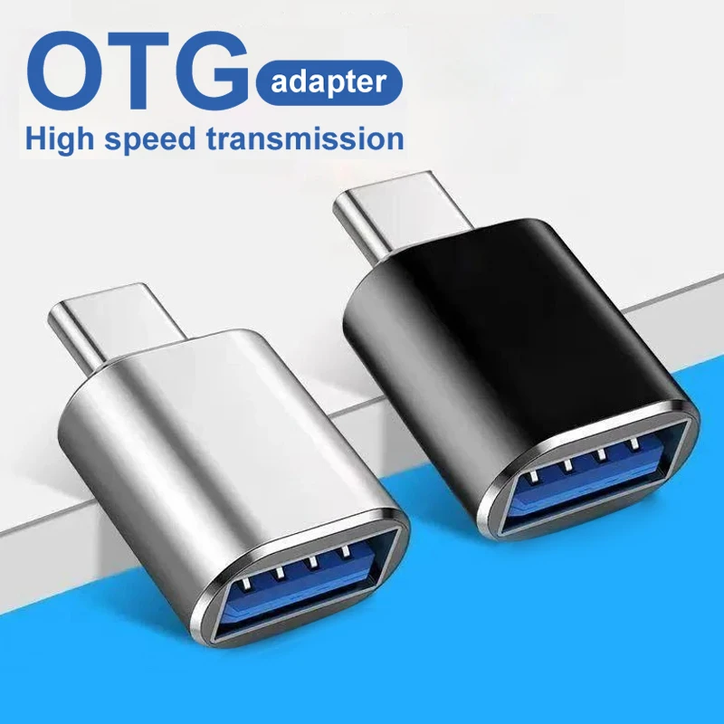 Type-C Para USB 3.0 OTG Adapter USB to Type-C Interface for iPhone 17 16 15 for Samsung for Xiaomi Mouse Plug Tablet Adapter