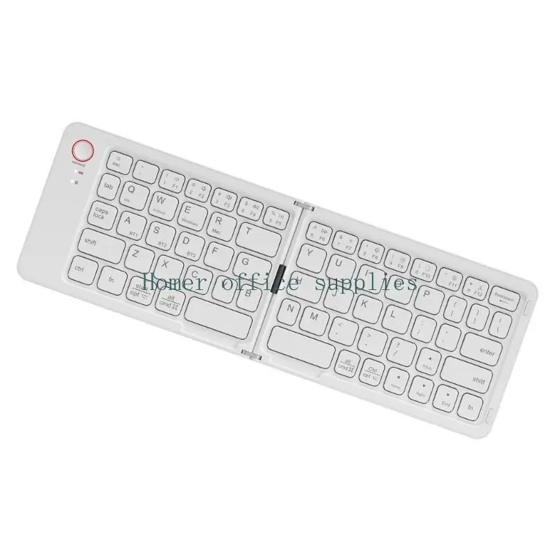 Teclado inalámbrico plegable K43B con batería recargable 210mAh, teclado pequeño para teléfonos, tabletas y portátiles,