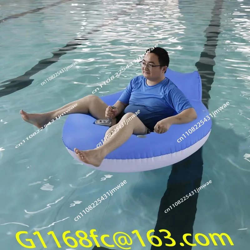 Custom Electric Inflatable Pool Floating Chair with Electric Inflatable Lounger for Adult Boat Pool