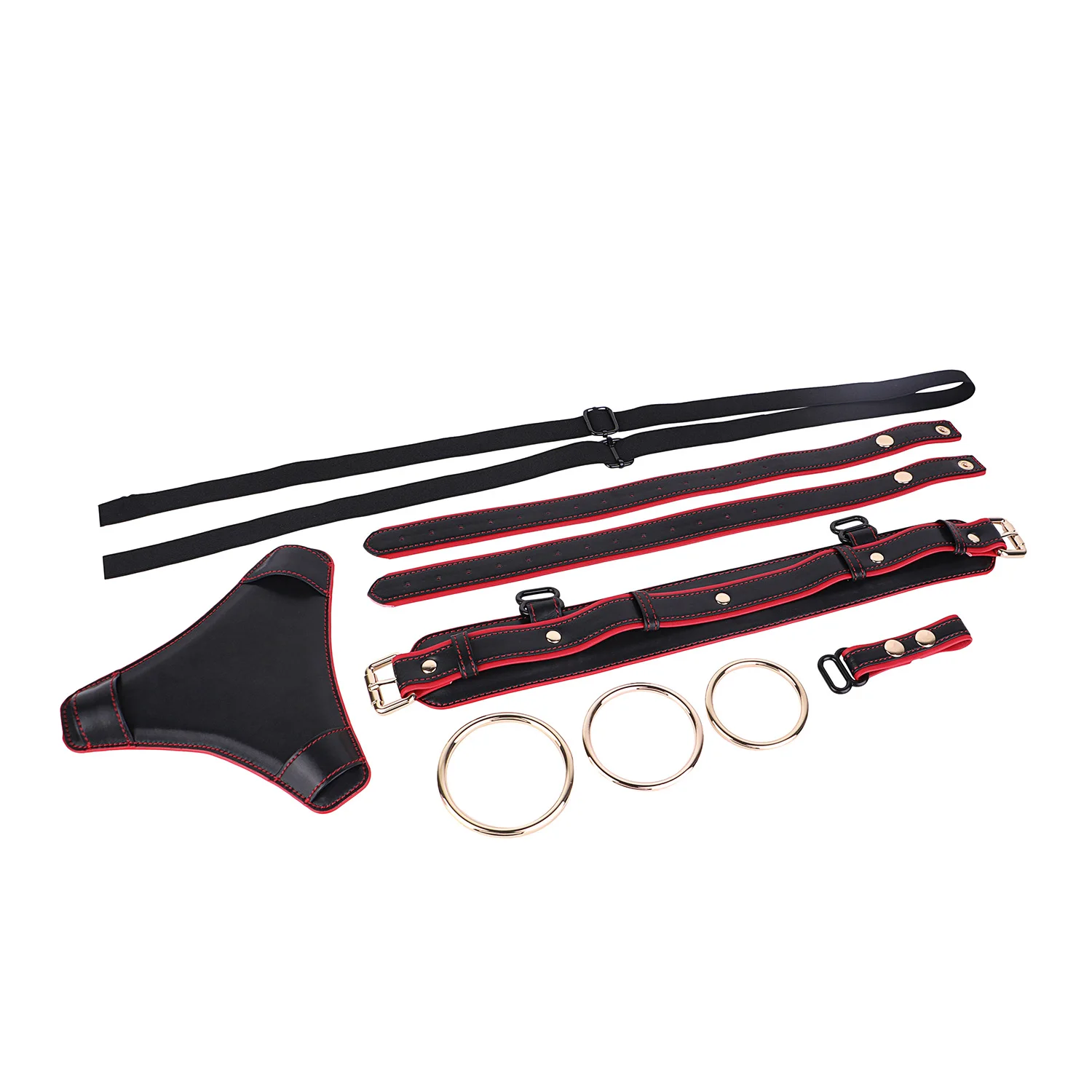 ANOSX Body Restraint Strap Ring-Bound Bearer Pants Leather Harness Belt Underwear For Strap On Dildo Use Briefs Bondage Sex Toys view 4