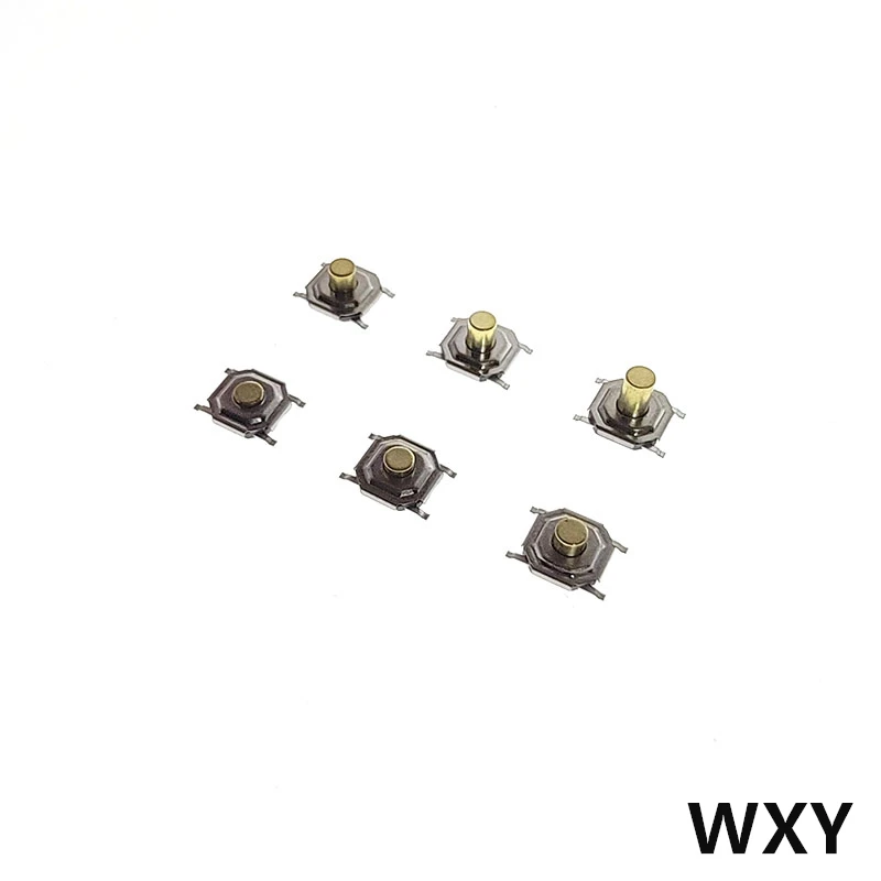 50pcs SMD 4x4mm Nyomtatott áramkör Tapintható Zsendül gombot self-reset Vasúti váltó mikro Vasúti váltó Mali Versmérték Vasúti váltó kulcs gomb 4*4*1.7/2/2.3/2.5/3/3.5/4.3MM