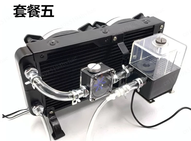300T integrated external water-cooled radiator - suitable for laptops and games