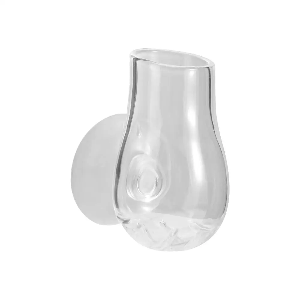 

Aquarium Accessories Clear Fish Tank Feeder Glass Creative Feeding Cup Practical with Suction Cup Red Worm Feeding Bowl Eggs