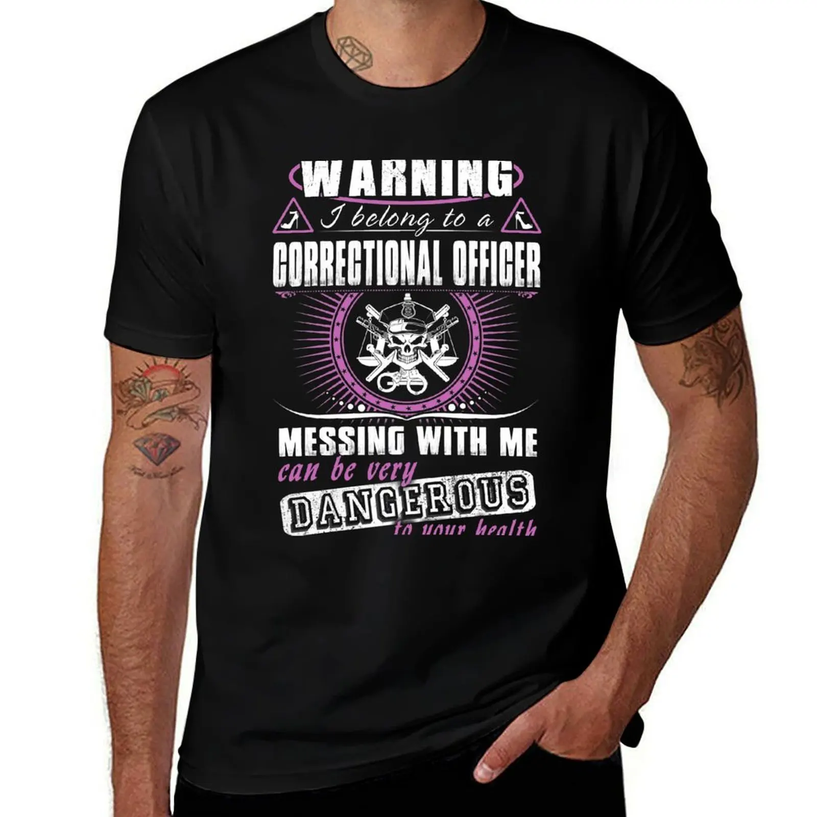 correctional officer retirement Correctional Officer Prayer Correction T-Shirt Basic All Season Solid T-Shirt