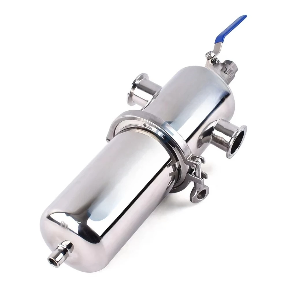 New Condition Industrial Filtration Equipment 2 Micron Fine Vacuum 10 Bar Pressure Air Compressor Pipeline Steam Filter