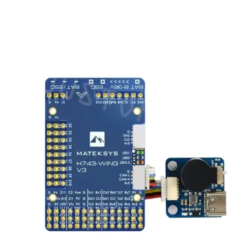 2026 Newest MATEK H743-WING V3 ArduPilot INAV 3-8S H743 Wing Flight Controller for RC Multirotor Airplane Fixed-Wing