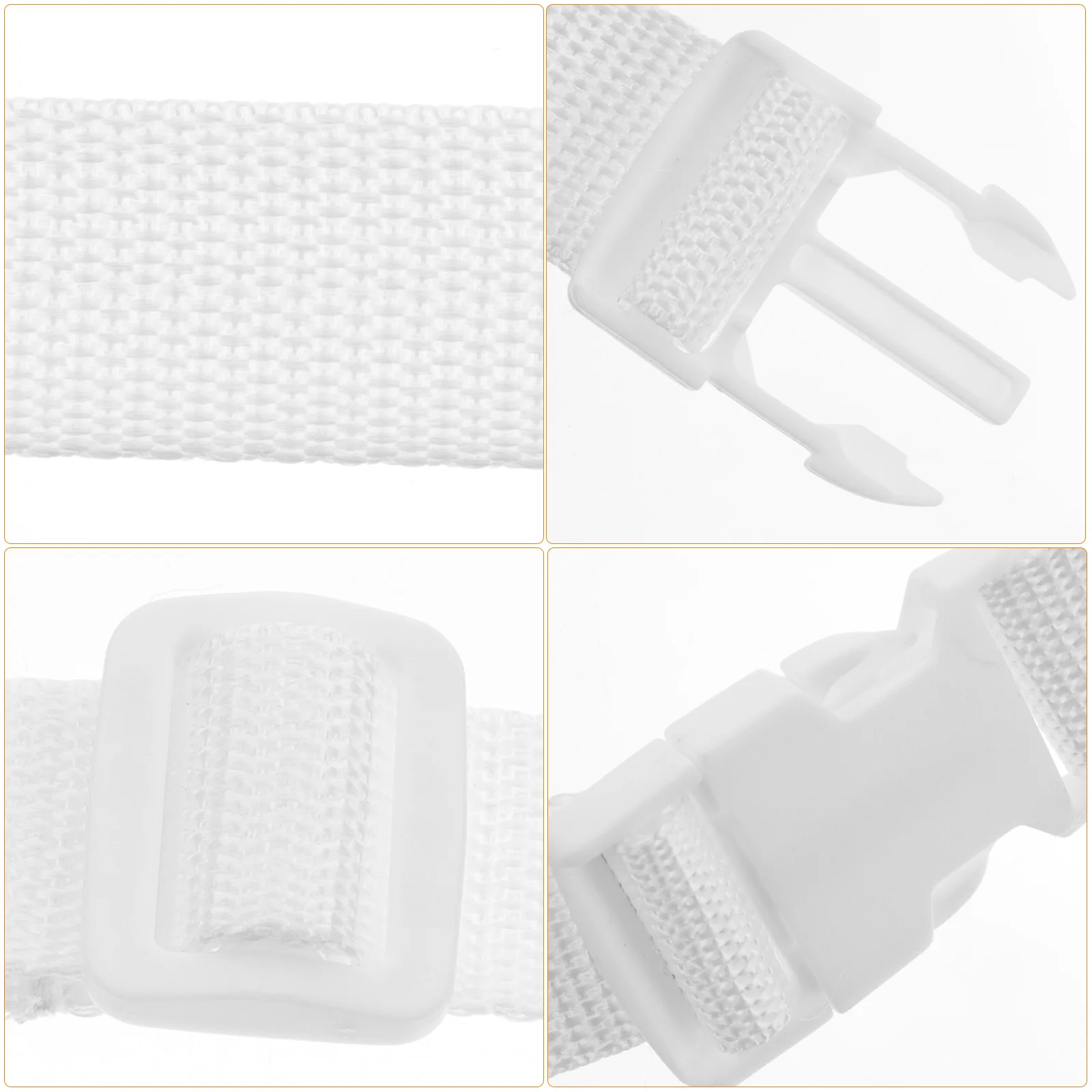 

Mattress Strap Connector Twin Bed Brackets Pad Two Mattresses Topper Straps Adjustable Buckle Design Practical Easy Use