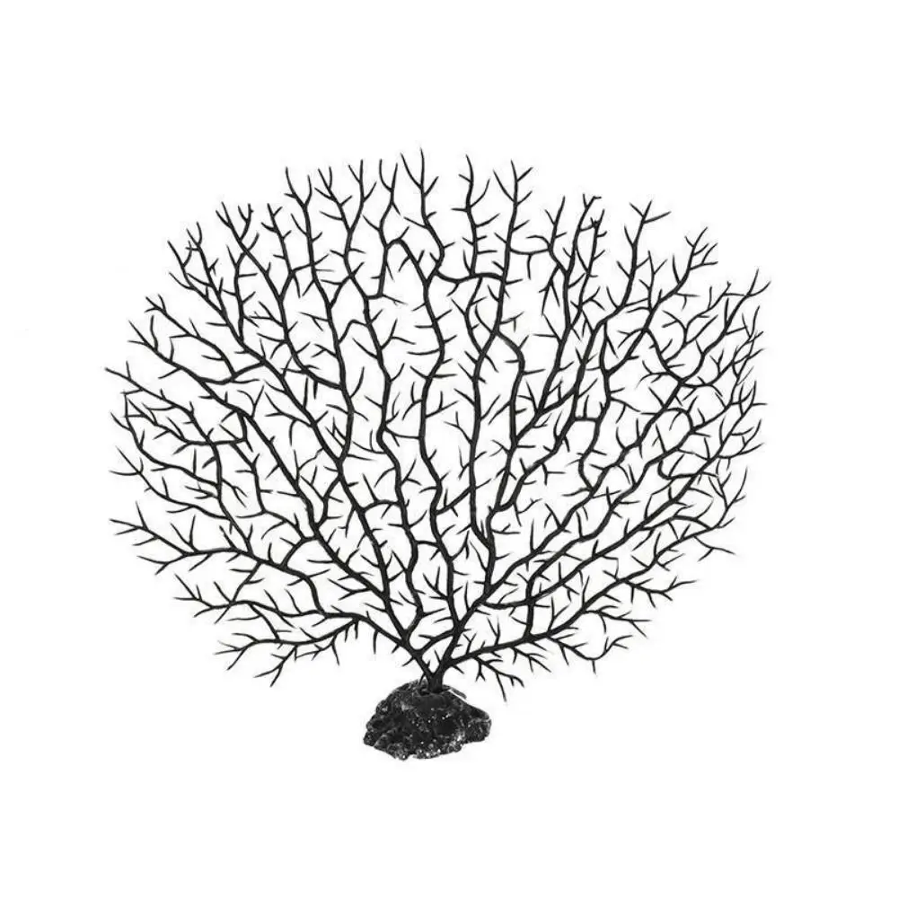 

2023 Fake Undersea Water Plants Resin Aquarium Decoration Decor Plants Sea Iron Tree Artificial Coral