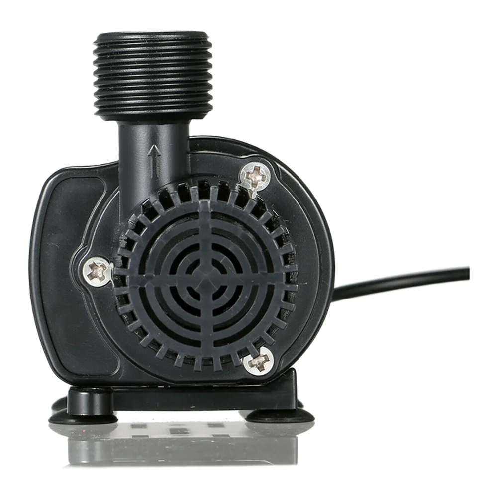 Brushless 12V Solar Fountain Pump for Outdoor Water Features and Small Pond Systems with 800L/H Flow and Memory Function