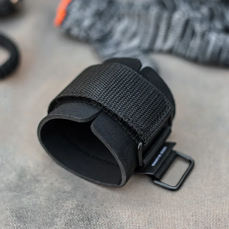 Tactical Anti-lost Elastic Lanyard Rope Quick Disassembly Safety Rope Outdoor Equipment Tools Mobile Phone Pistol Anti-lost Hook