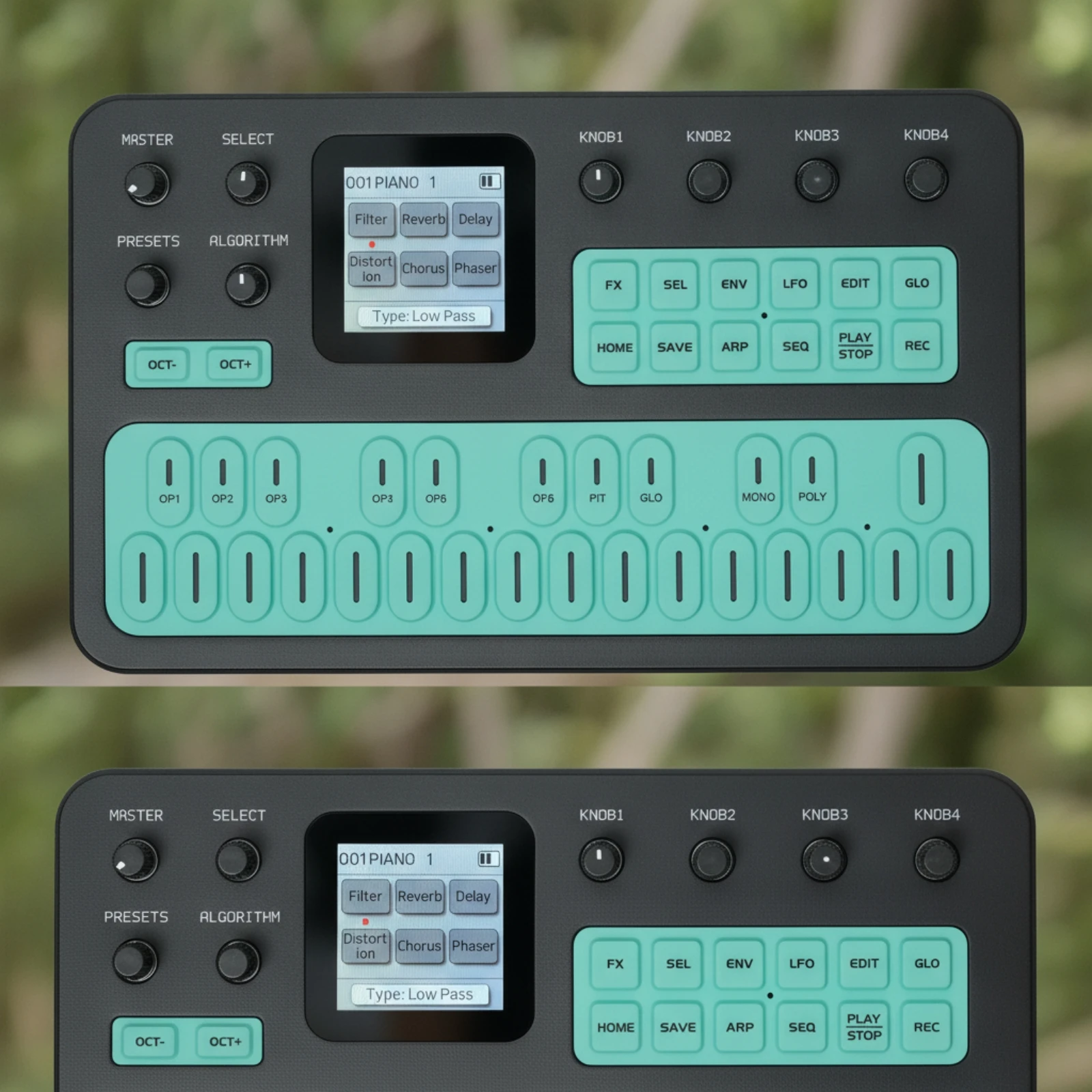 MIDI Keyboard Controller Hands-on USB MIDI Keyboard Controller Frequency Modulation Synthesizer Programmable Synthesizer With