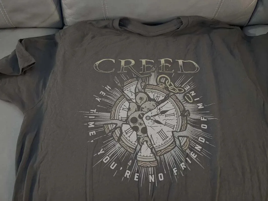 Creed Band Shirt, Creed 90s Concert Charccoal Unisex T-shirt S-5XL