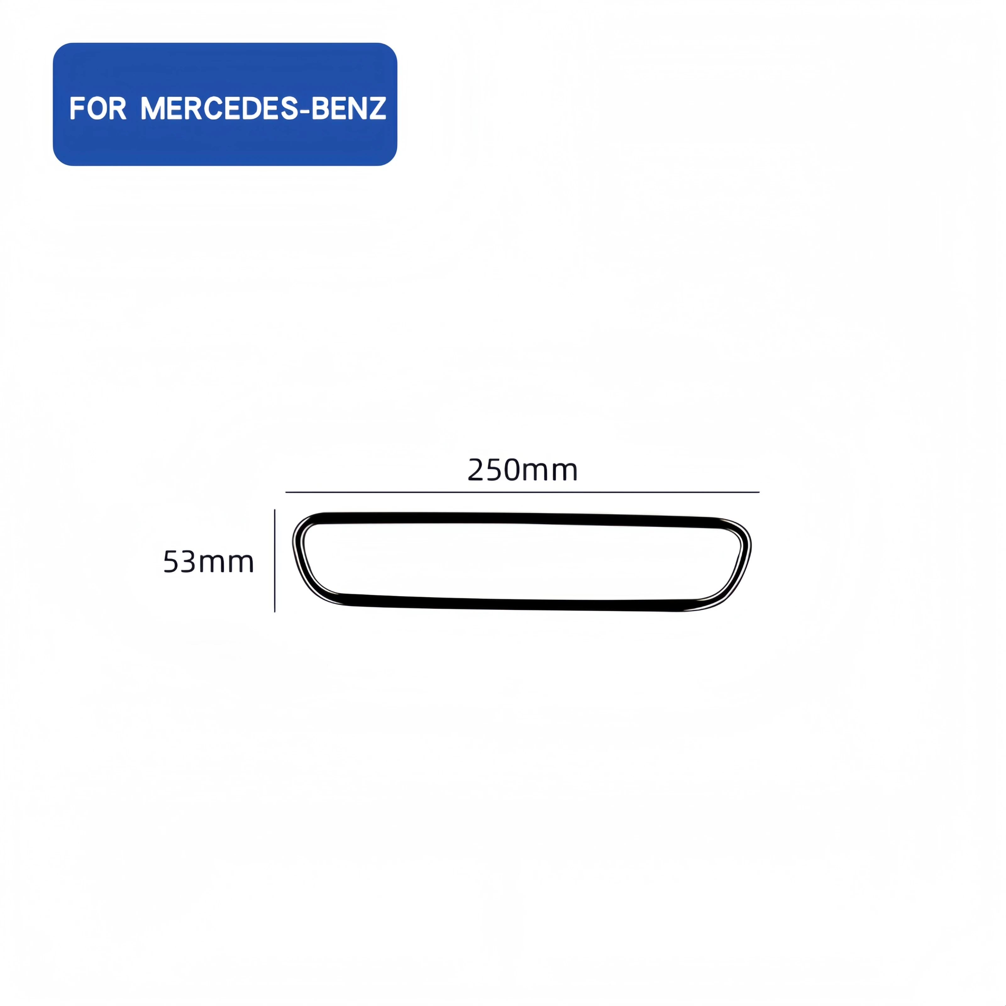 For Mercedes W205 Benz C Class GLC 2014-20 Piano Black Car Center Console CD Panel Button Frame Trim Cover Sticker Auto Zubehör
