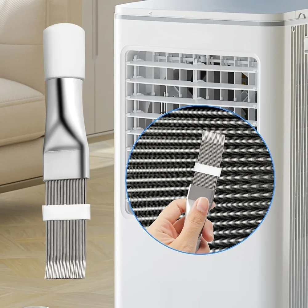Flat Air Conditioning Radiator Tool for Air Conditioning Radiator and Condenser Brush Are Used Cleaning Maintaining Conditioning