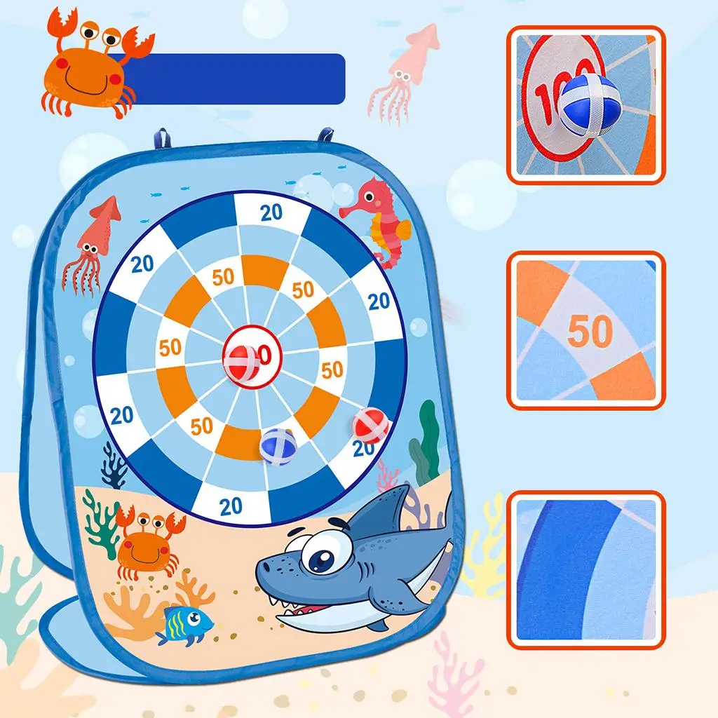 

Bag Toss Game Cornhole 6 Sticky Balls Garden Backyard Beach