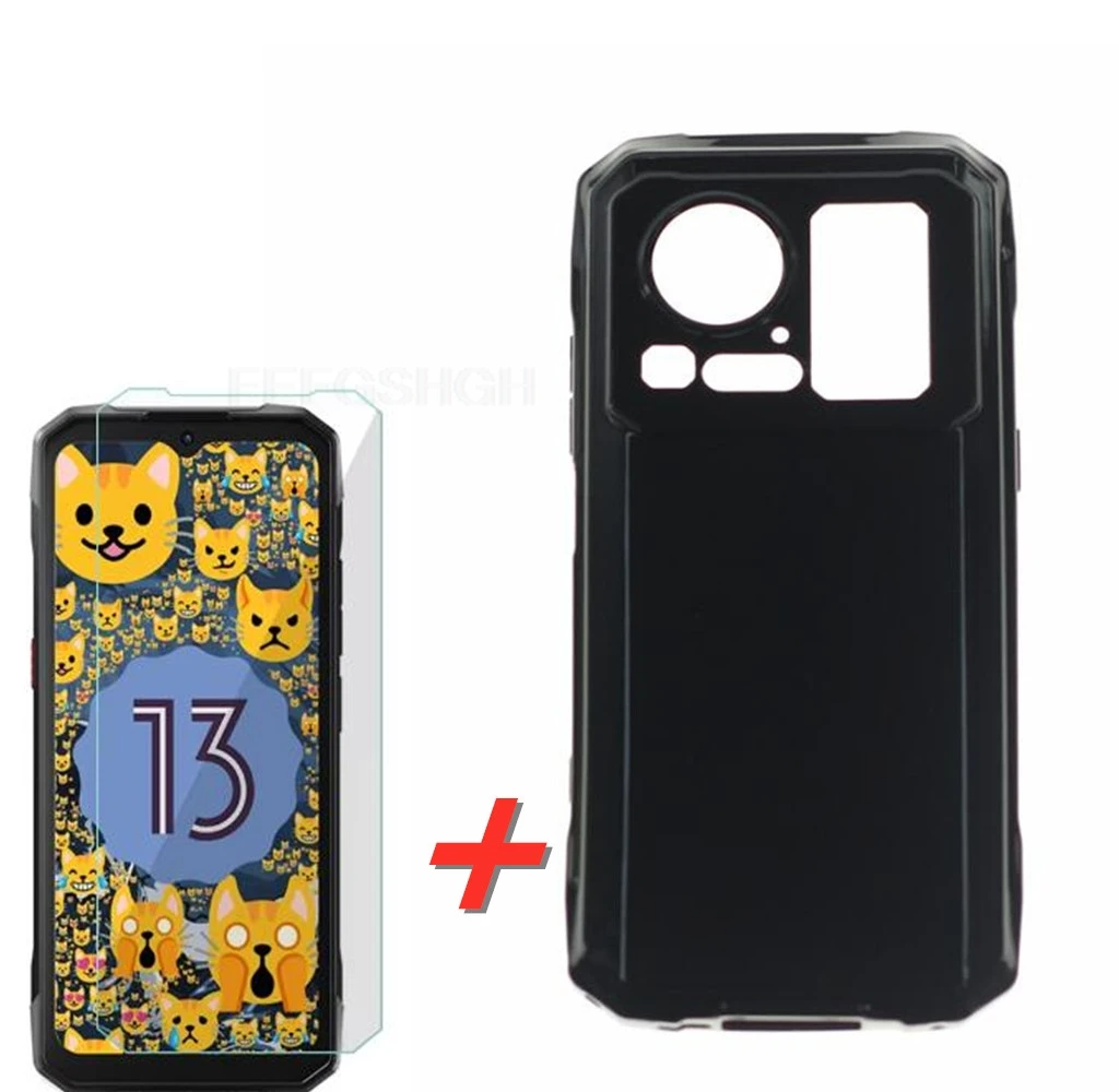 Protective Glass  For HOTWAV Cyber 15 6.6"  Case Silicone Clear Cover For HOTWAVCyber15 Cyber15 Tempered Glass
