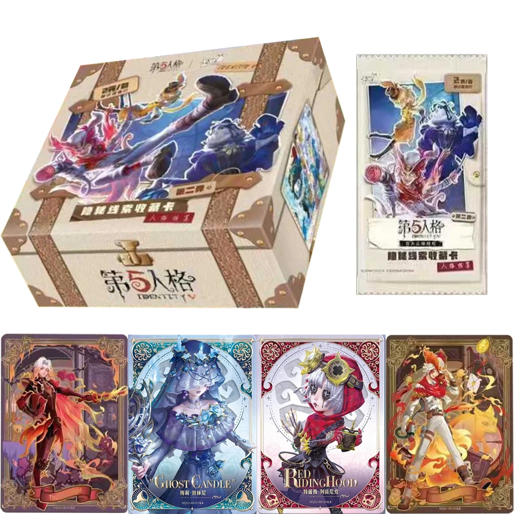 

KAYOU Genuine Identity V Card Hidden Clues Chapter Episode 2, забавный набор фильмов, приключенческие истории, коллекционная карта персонажей аниме