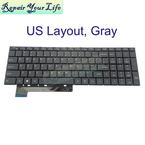 Imagen 2 del producto Nuevo teclado para portátil GWNR71517 en inglés de EE. UU. para Gateway GWNR71517-BL GWNR71517-BK 15,6 ""Ultra delgado MB 3501063 F0006-063
