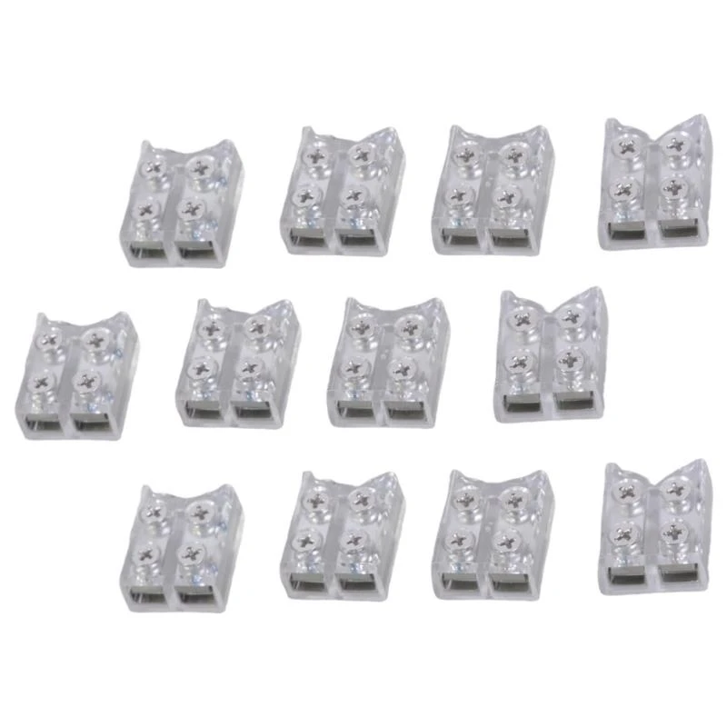 12Pcs LED Corner Connector With Screw Electrical Wire Accessory Easy to Use