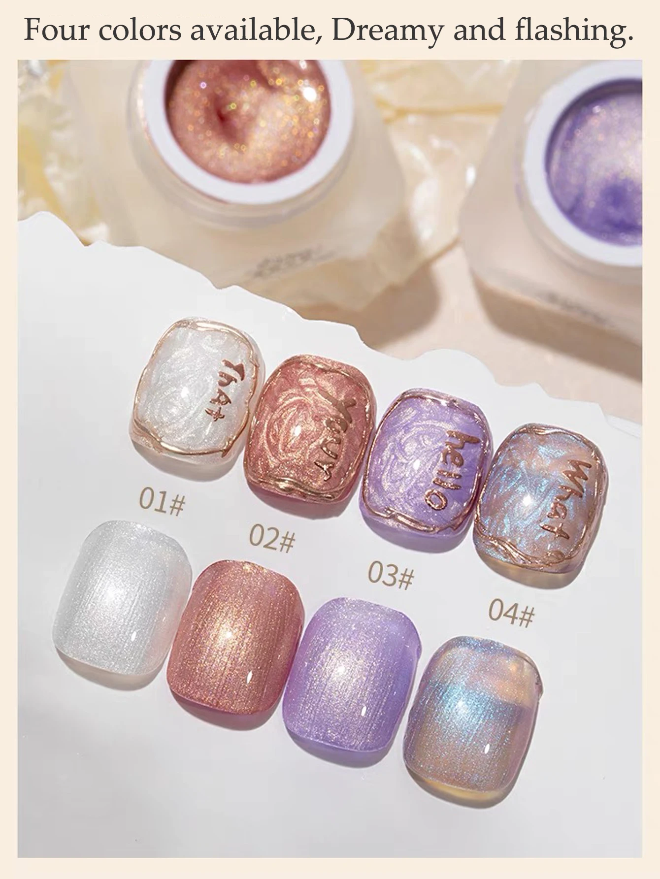 MN 12ML Japanese-style Mermaid Thread Gel Nail Polish Aurora Mother-of-pearl Salons And  Use,Pearl Shell Vernis Semi Permanent