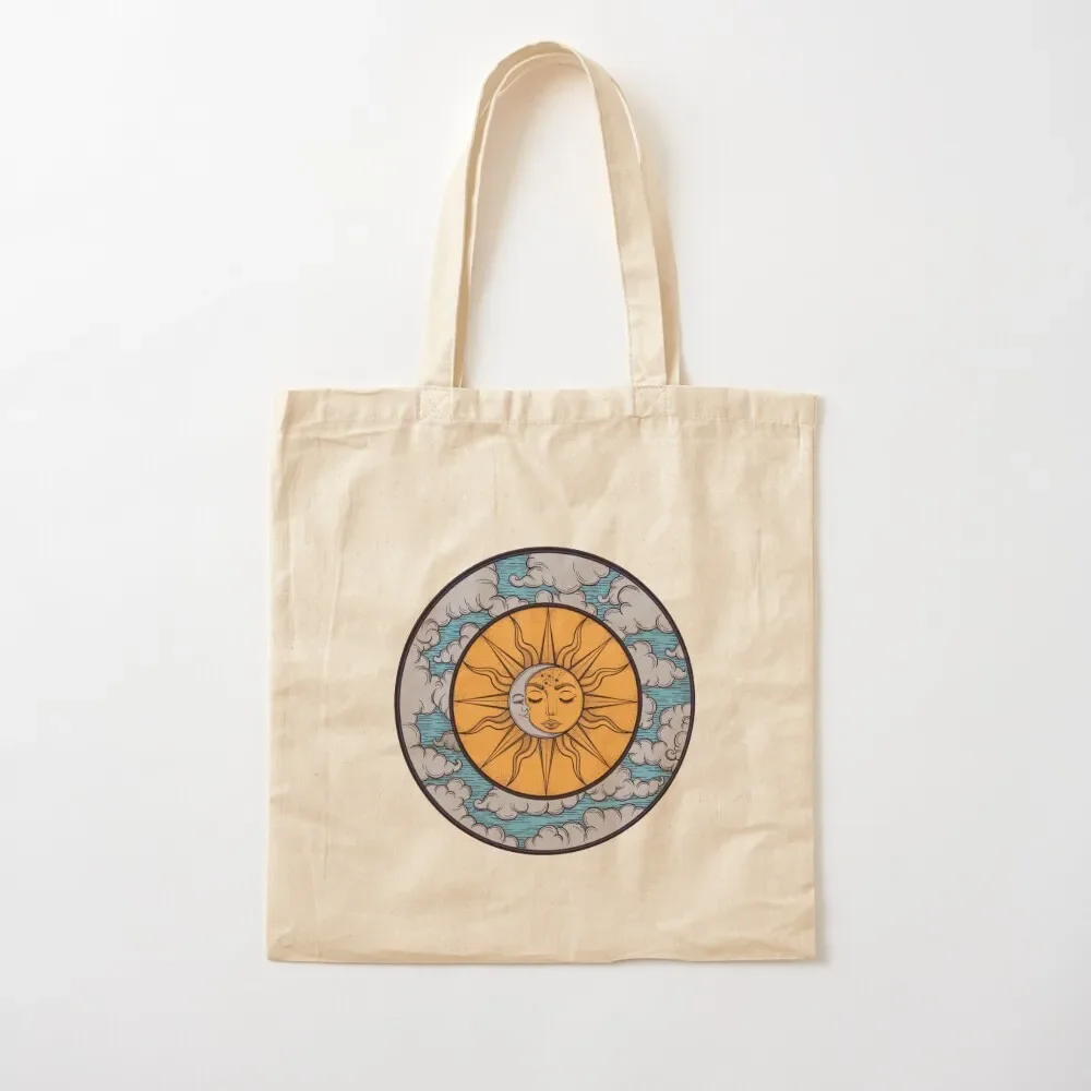 

Sun and Moon design Tote Bag Women's shopping bag shoping bag custom fabric