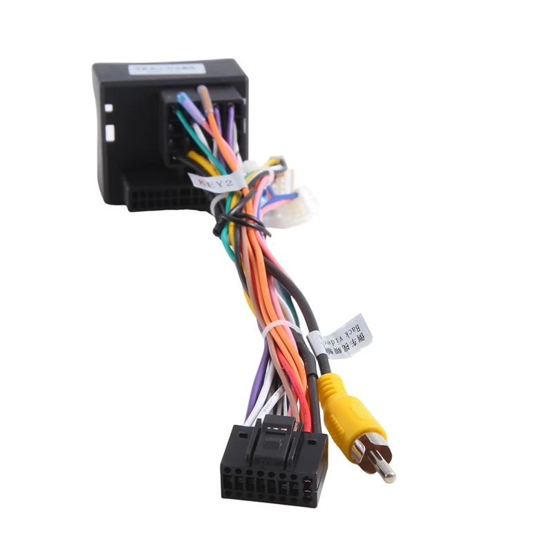 16 Pin To Quadlock Wiring Harness CANBUS Decoder Box Car Quad Lock Cable Adapter Component For Peugeot 2008 3008 307 Citroen C5