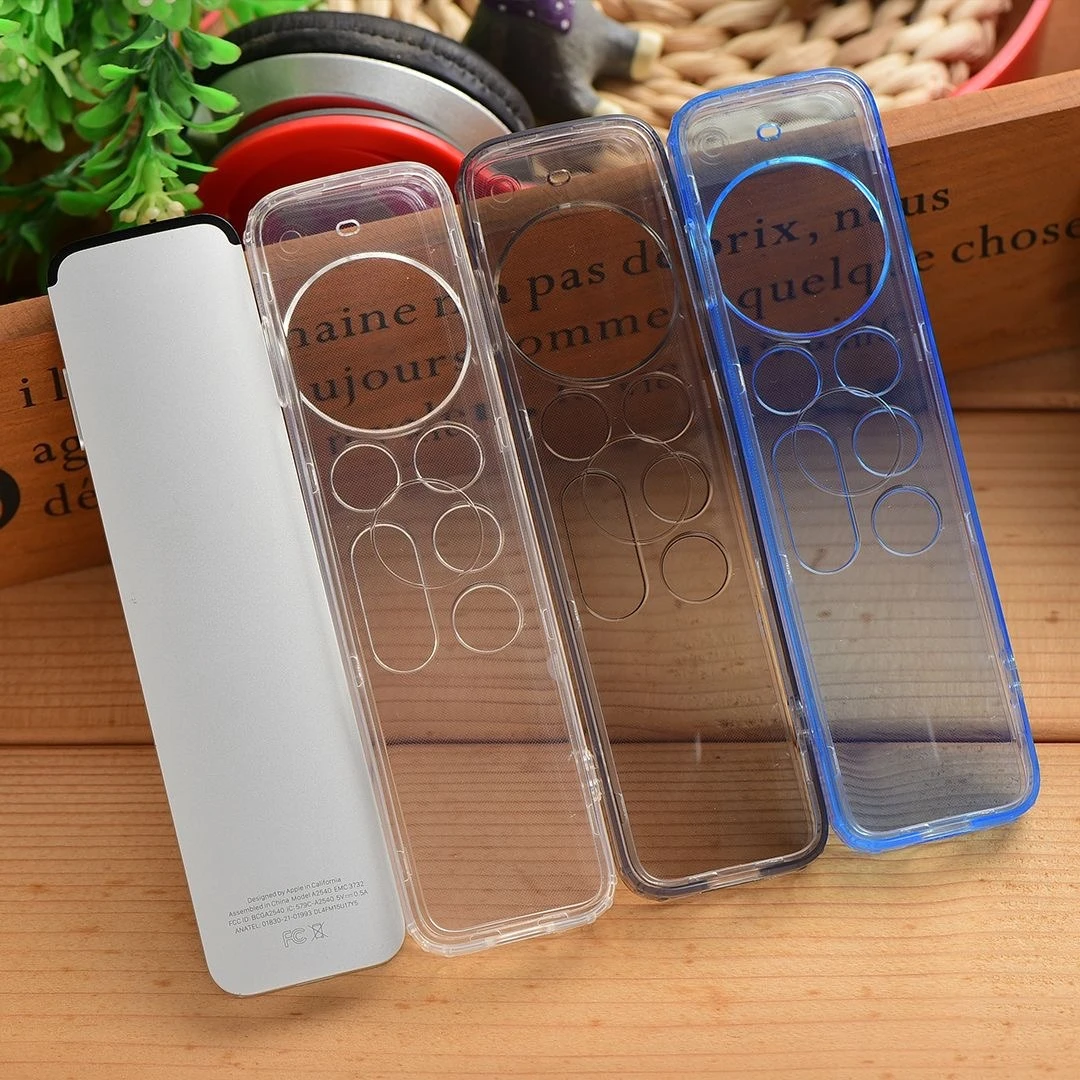 Transparent TPU Dust Proof Remote Control Cover Protector for Apple TV 4K 2022 Remote Case Clear Color (NOT inlcude remote)