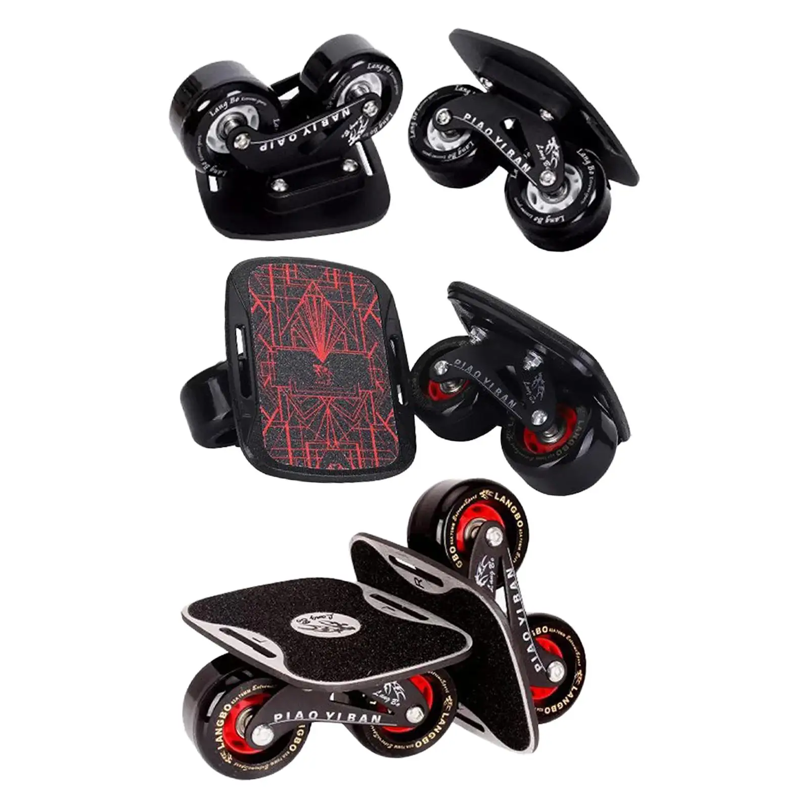 

Road Skates Plate Portable Roller,Lightweight with Wheels Outdoor Sliding