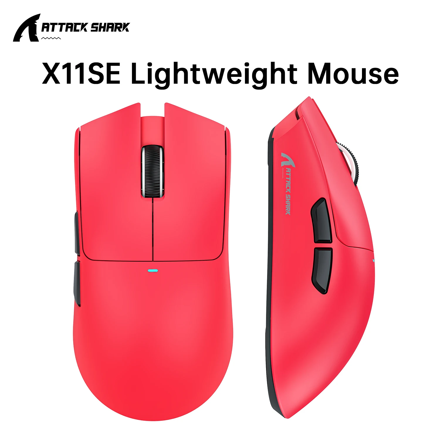 ATTACK SHARK X11 SE Wireless Tri-mode Gaming Mouse 59g Light,22000 DPI,PixArt PAW3311 Sensor,BT/2.4G/Wired,2000W Clicks
