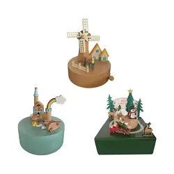Carousel Music Box Windup Musical Boxes for Collectible Wedding Ornament