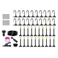 Garden Drip Irrigation System Plant Irrigation System Outdoor Kit Gardening Accessories Automatic With Tubing Hose Adjustable