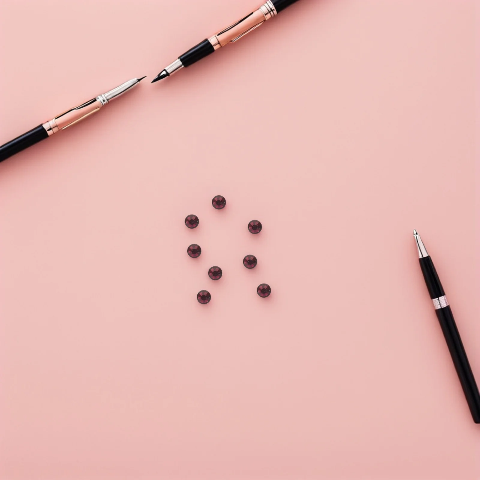 

1440 шт. комплект страз для ногтей темно-фиолетового цвета с плоской задней частью DIY дизайн ногтей стразы украшения для ногтей