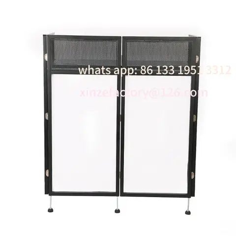 बार पोर्टेबल फोल्डेबल डीजे टेबल डीजेइंग टेबल नाइट क्लब ऑडियो स्टैंड एलईडी मिक्सर कपड़ों की दुकान डिस्प्ले स्टैंड 10 best sales डीजे टेबल - №3